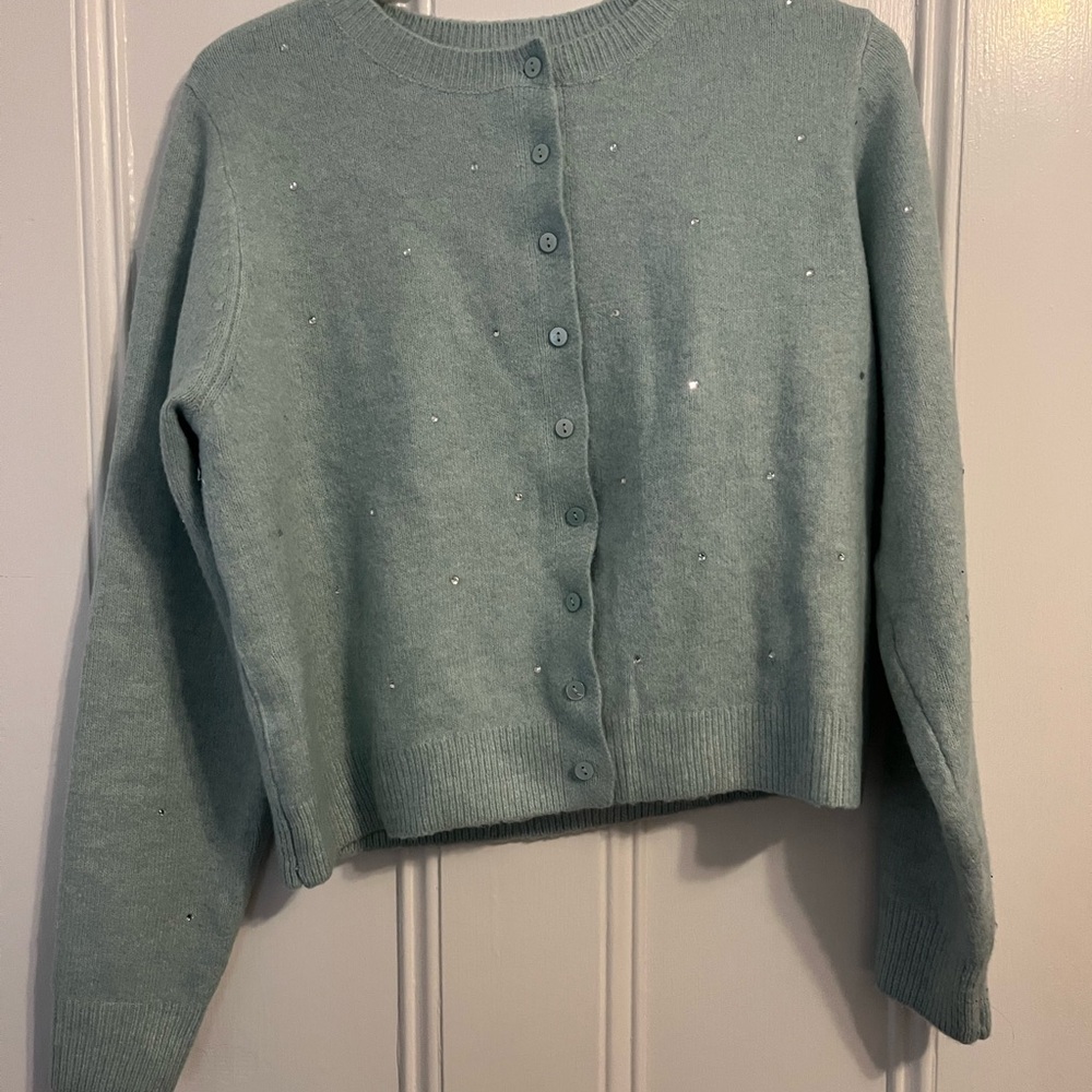A New Day Long Sleeve Party Cardigan Mint size M